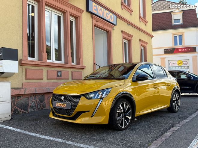 Peugeot 208 generation-ii 1.2-gt line-toit panoramiq Jaune de 2020