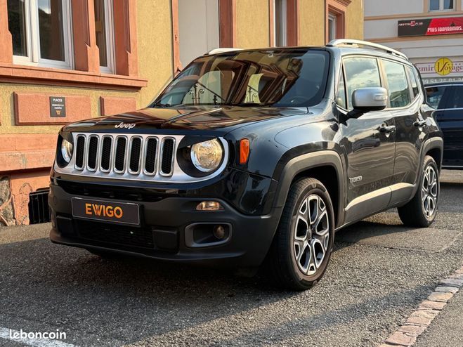 Jeep Renegade 1.4 t 140 limited bvm6 2wd-radars de rec Noir de 2014