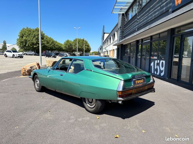 Citroen SM maserati 2.7 v6 175cv 1971 vhicule de p Vert de 1971