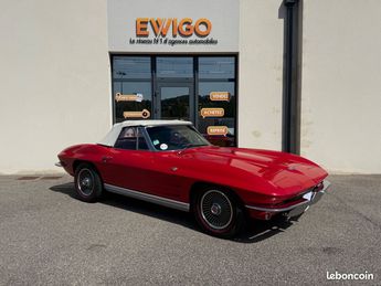  Voir détails -Chevrolet Corvette sting ray cabriolet v8 327ci boite manue à Ampuis (69)