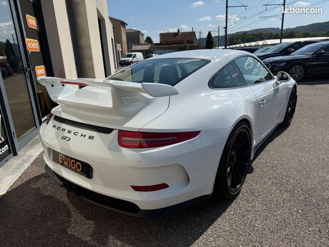 Porsche 911 coupe 3.8 475ch gt3 bva pdk pack chrono- Blanc de 2014