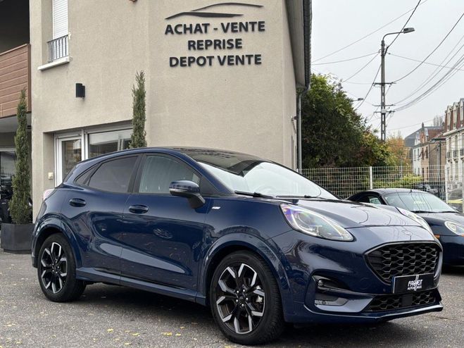 Ford Puma 1.0 Flexifuel mHEV - 125 ST Line X BLEU FONCE de 2022