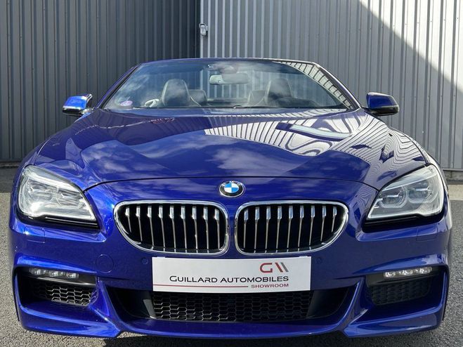 BMW Serie 6 640 i M-SPORT 320ch (F12) BVA8 BLEU de 2016