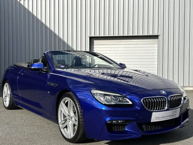 BMW Serie 6 640 i M-SPORT 320ch (F12) BVA8 BLEU de 2016