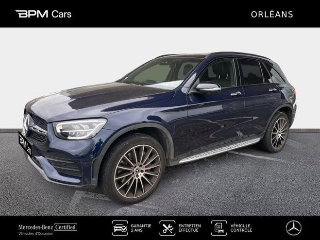 Cliquer pour voir la photo suivante Mercedes GLC 300 de 333ch AMG Line 4Matic 9G-Tronic Bleu Nautique Métallisé de 2022