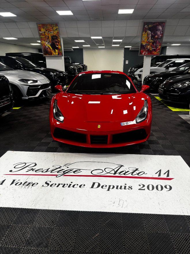 Ferrari 488 F488 GTB V8 670 CV LIFT Carbon Volant LE Rouge de 2017
