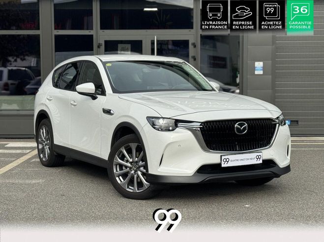Cliquer pour voir la photo suivante Mazda CX-60 3.3 e-Skyactiv-D - 200 - BVA 2023 Exclus BLANC de 2023