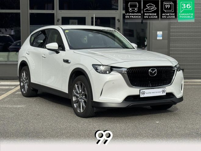 Mazda CX-60 3.3 e-Skyactiv-D - 200 - BVA 2023 Exclus BLANC de 2023
