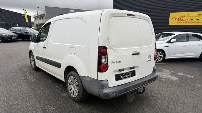 Citroen Berlingo L2 HDI 90 CH 3 PLACES BLANC de 2014