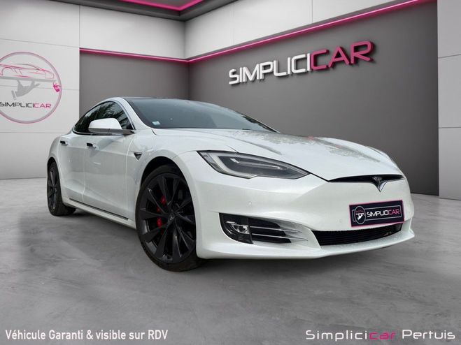 Cliquer pour voir la photo suivante Tesla Model S MOLDEL PERFORMANCE LUDICROUS + Dashcam c Blanc de 2020