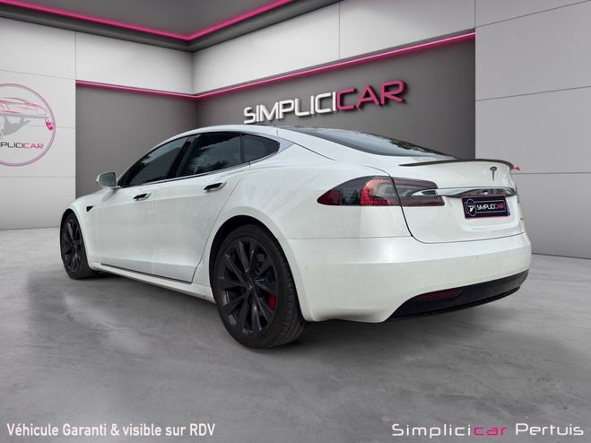 Tesla Model S MOLDEL PERFORMANCE LUDICROUS + Dashcam c Blanc de 2020