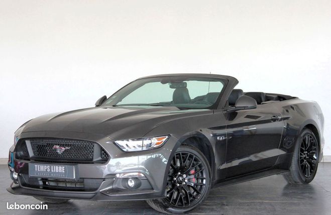 Cliquer pour voir la photo suivante Ford Mustang gt convertible 5.0 v8 421 CH ? BVA6 Gris de 2017