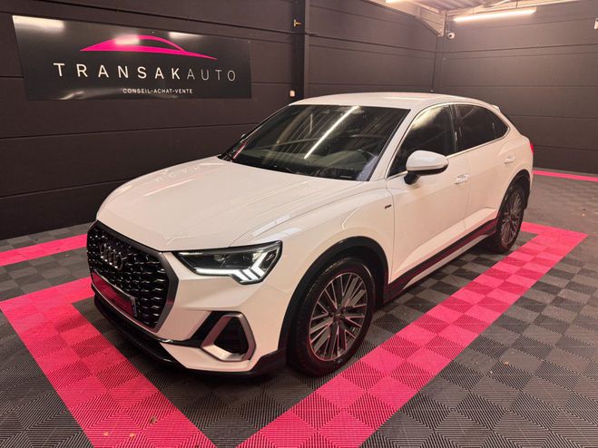 Audi Q3 Sportback 35 TDI 150 ch S tronic 7 S lin Blanc de 2020
