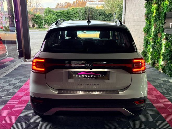 Volkswagen T Cross 1.0 TSI 110 ch DSG7 United ~ 100 % suivi Blanc de 2020