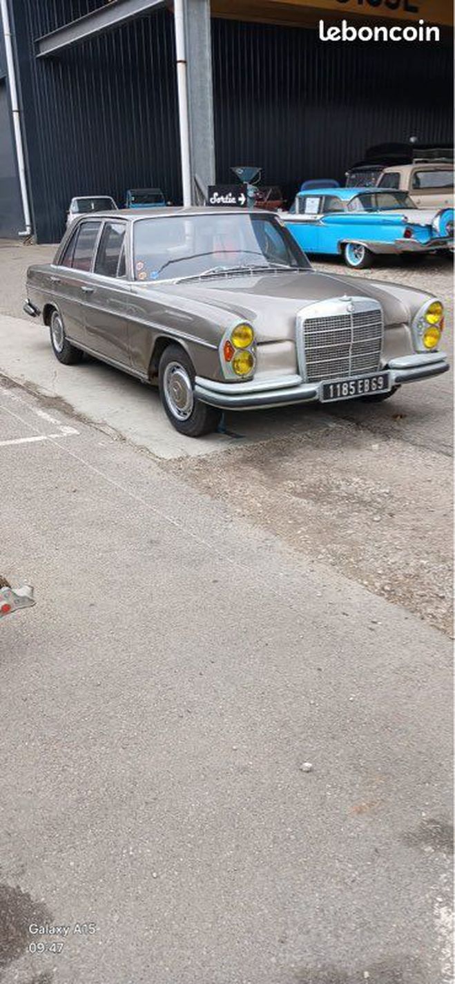 Mercedes 280 se 1971 bote manuelle immatriculation d  de 1971