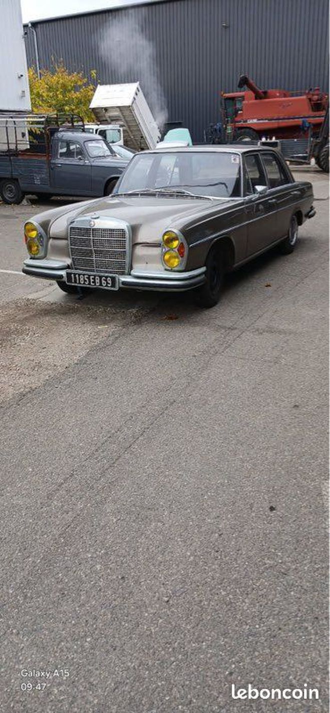 Mercedes 280 se 1971 bote manuelle immatriculation d  de 1971