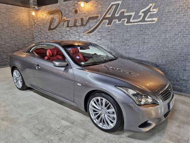 Infiniti G 37 G37S Cabriolet 3.7L V6 320ch GT Premi gris anthracite de 2011