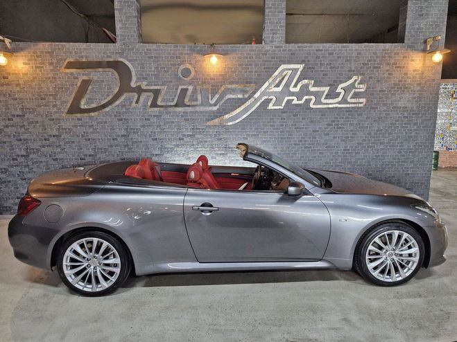 Infiniti G 37 G37S Cabriolet 3.7L V6 320ch GT Premi gris anthracite de 2011