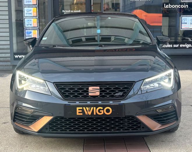 Seat Leon cupra 2.0 tsi 290ch dsg bva carplay gps  Gris de 2019