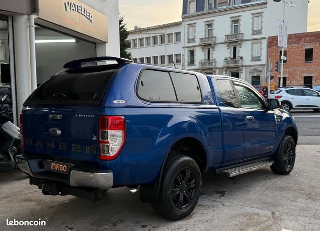 Ford Ranger III (3) SUPER CABINE 2.0 ECOBLUE 213 LIM Bleu de 2021