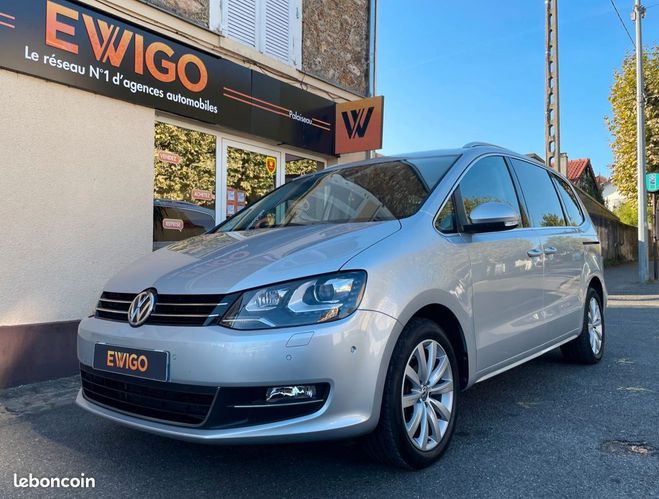 Volkswagen Sharan 2.0 tdi 150ch carat 7 pl toit ouvrant si Gris de 2016