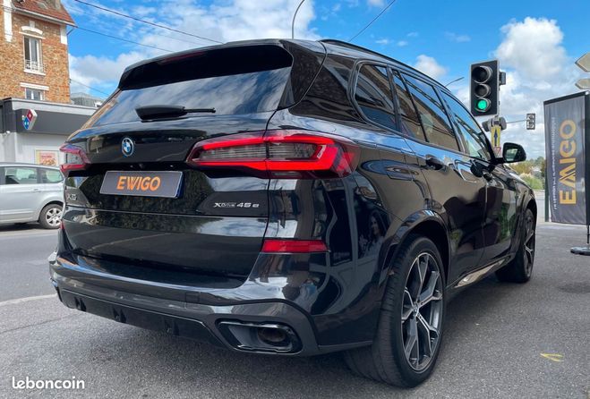 BMW X5 4.5 e 394h 285 phev hybrid m-sport xdriv Noir de 2021