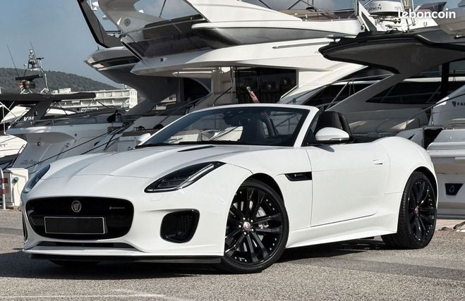 Cliquer pour voir la photo suivante Jaguar F-Type 2.0 p300 300ch r-dynamic 1ere main etat Blanc de 2019
