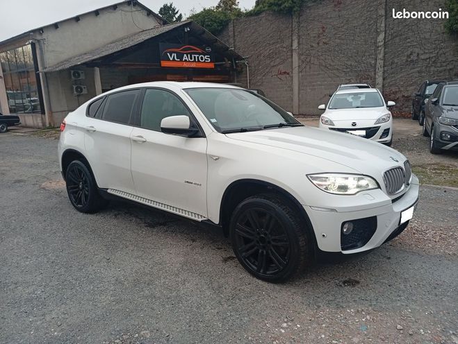 Cliquer pour voir la photo suivante BMW X6 40d 306 cv Pack M Année 2012 Blanc de 2012