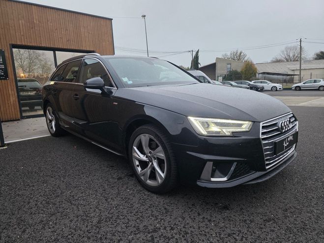 Audi A4 Avant 2.0L TDI 150CH / S LINE / S-TRONIC Noir de 2019