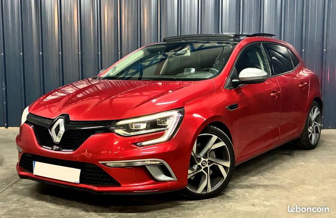 Renault Megane 4 GT 1.6 205ch 4Control EDC6 Garantie 1  Rouge de 2017