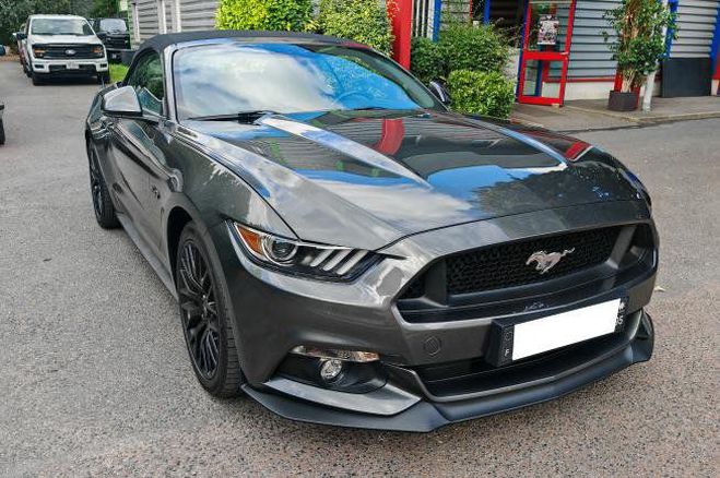 Ford Mustang GT CABRIOLET Grise Mtal Fonc de 2017