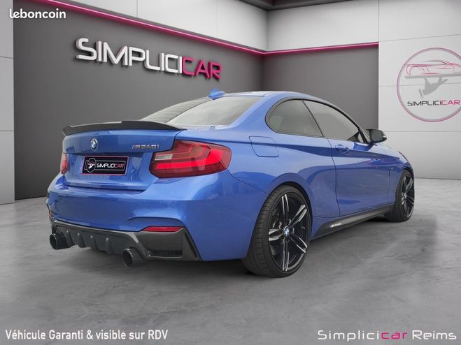 BMW Serie 2 COUPE F22 B58 M240i M Performance 340 ch Bleu de 2017