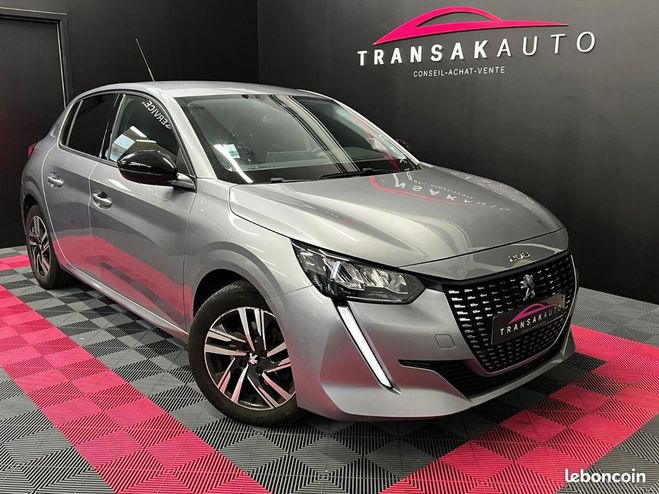 Cliquer pour voir la photo suivante Peugeot 208 PureTech 100 SS BVM6 Allure PREMIERE MAI Gris de 2023