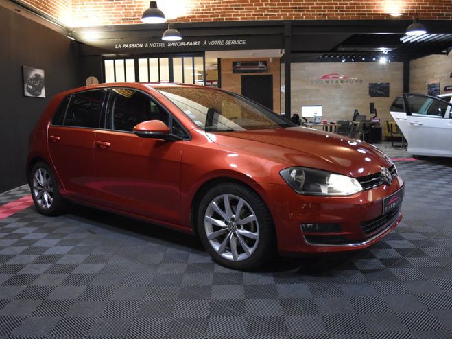 Volkswagen Golf 1.4 TSI 150 Carat DISTRI OK Rouge de 2015