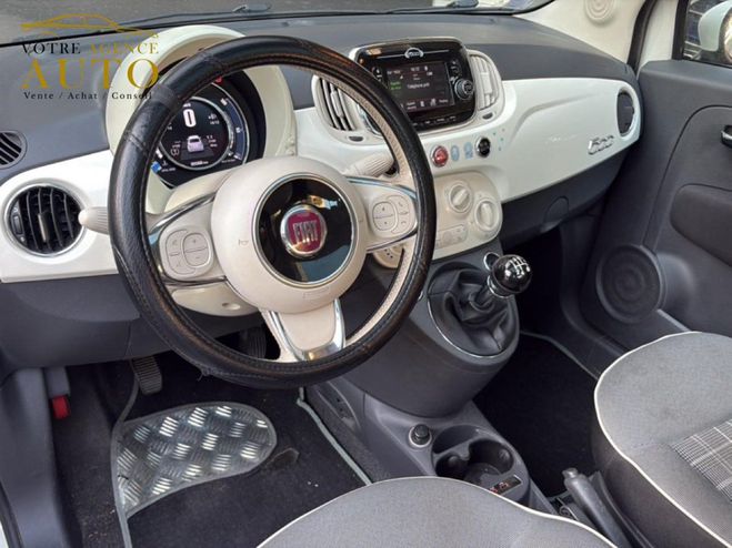 Fiat 500 0.9i TwinAir - 85ch S&S - Lounge PHASE 2 BLANC de 2015