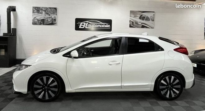 Honda Civic 2.2 150CH I-DTEC EXCLUSIVE 1ere main Blanc de 2012