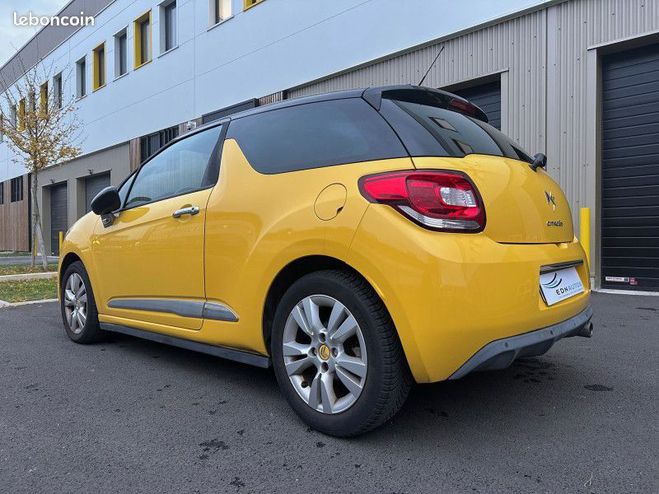 Citroen DS3 1.6 VTI 120 SO CHIC BVA 1RE MAIN Jaune de 2012