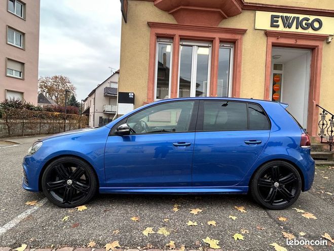 Volkswagen Golf 6 r-line-2.0 tsi 270ch-bva-ligne inox-ga Bleu de 2011