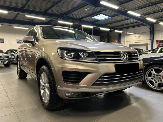 Volkswagen Touareg 3.0 V6 262 CH CARAT TIPTRONIC BEIGE de 2015
