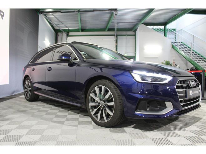 Audi A4 Avus Quattro 2.0 TDI 190 ch - BV S-troni Bleu de 2020