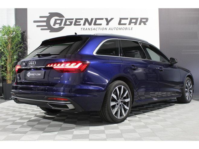 Audi A4 Avus Quattro 2.0 TDI 190 ch - BV S-troni Bleu de 2020