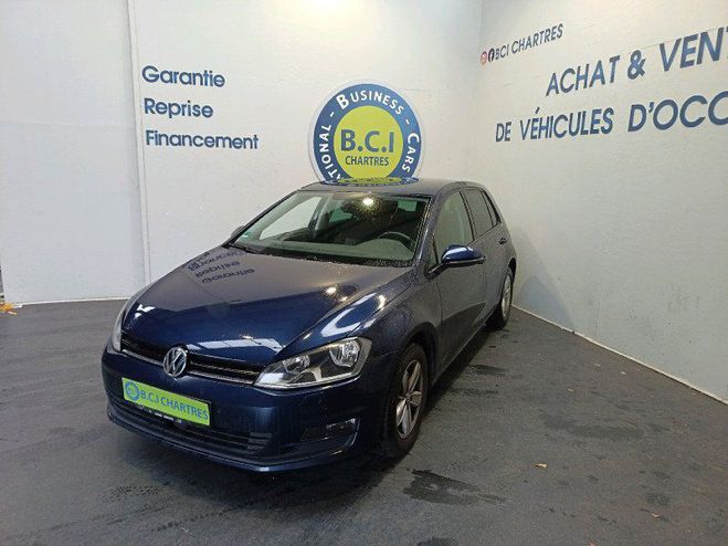 Volkswagen Golf VII 1.6 TDI 110CH BLUEMOTION FAP TRENDLI Bleu de 2014