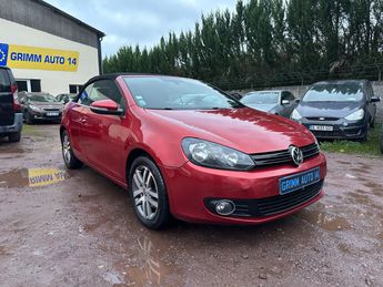  Voir détails -Volkswagen Golf VI CABRIOLET 1.6 TDI 105 FAP à Caen (14)