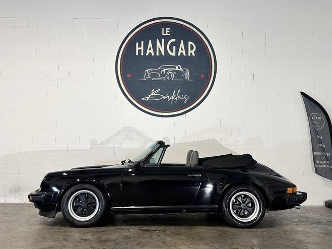 Porsche 911 Type 3.2 Cabriolet 231ch BVM5 Noir Intense de 1986