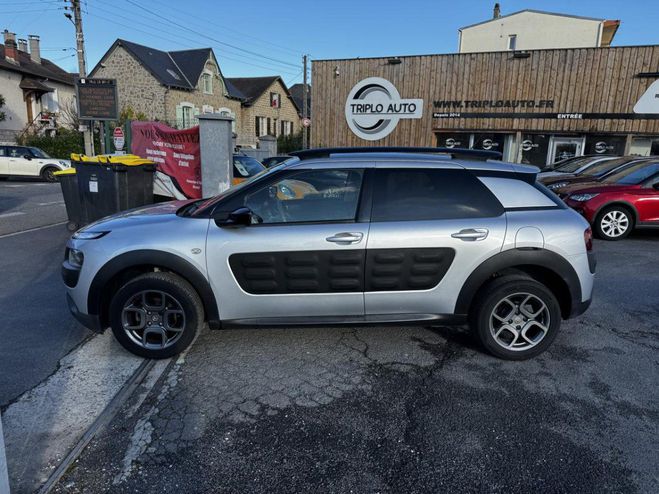 Citroen C4 Cactus 1.6 BlueHDi - 100 Shine Gps   Clim   Cam GRIS CLAIR de 2017