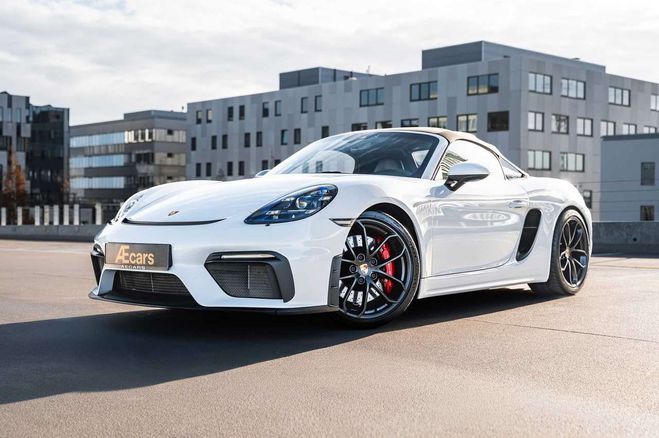 Porsche 718 Spyder -PDK CARBON CUP SEATS SPORT CHRON Blanc de 