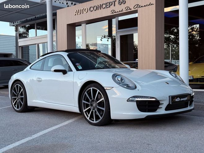 Porsche 911 Type 991 Phase 1 Coup� 3.4 350ch CARRERA Blanc de 2013