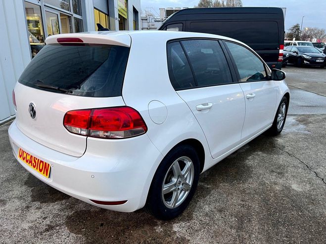 Volkswagen Golf VI 1,6 TDI 105CH Blanc de 2011