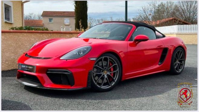 Porsche 718 Spyder Boxster siges 918 Full config Rouge de 2020