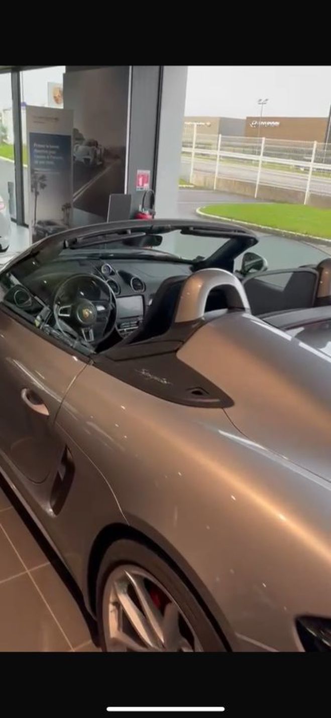 Porsche Boxster spyder 718 Gris Anthracite de 2019